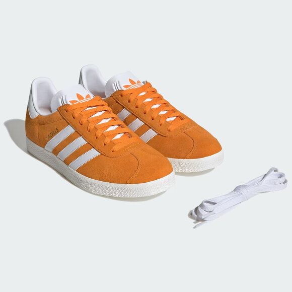 Adidas Gazelle IG2091 Mens 'Orange/White' - Picture 2 of 10